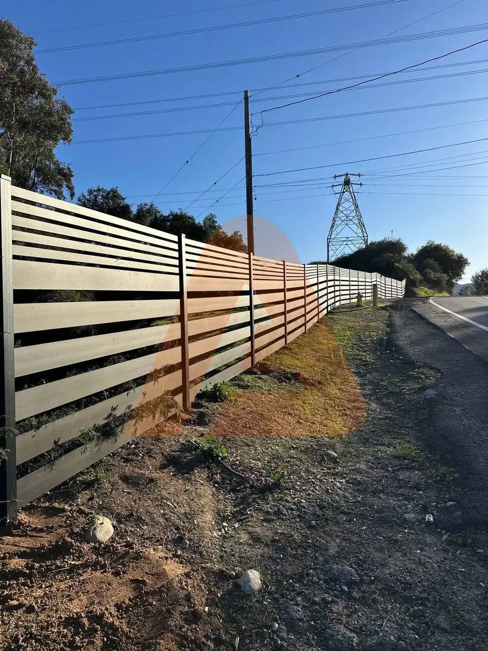 Aluglobus aluminum fence project in Rolling Hills California