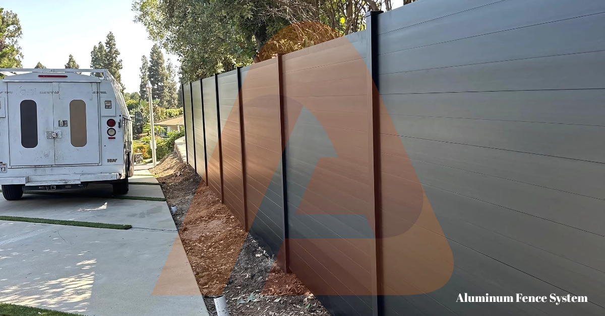 Steel gate in wildfire zone