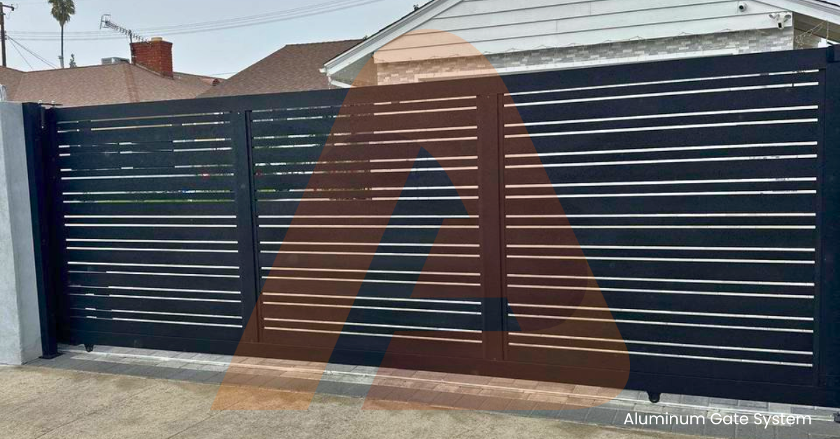 Durable aluminum gate materials for desert homes