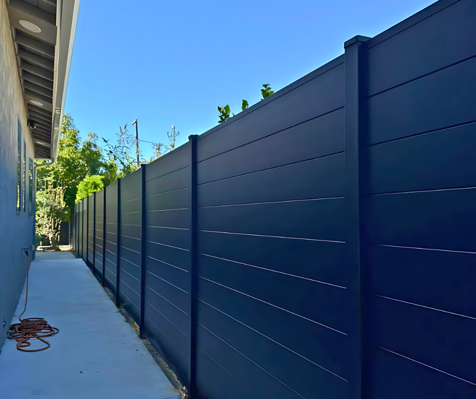 ALU50 aluminum fence system detail