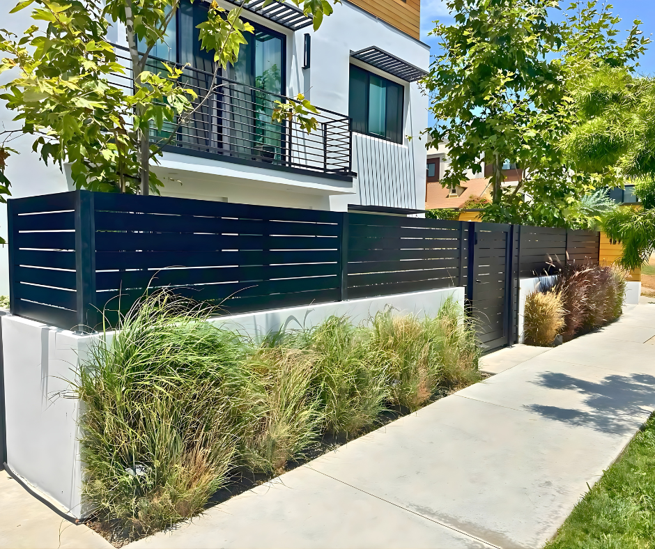 ALU40 aluminum fence construction