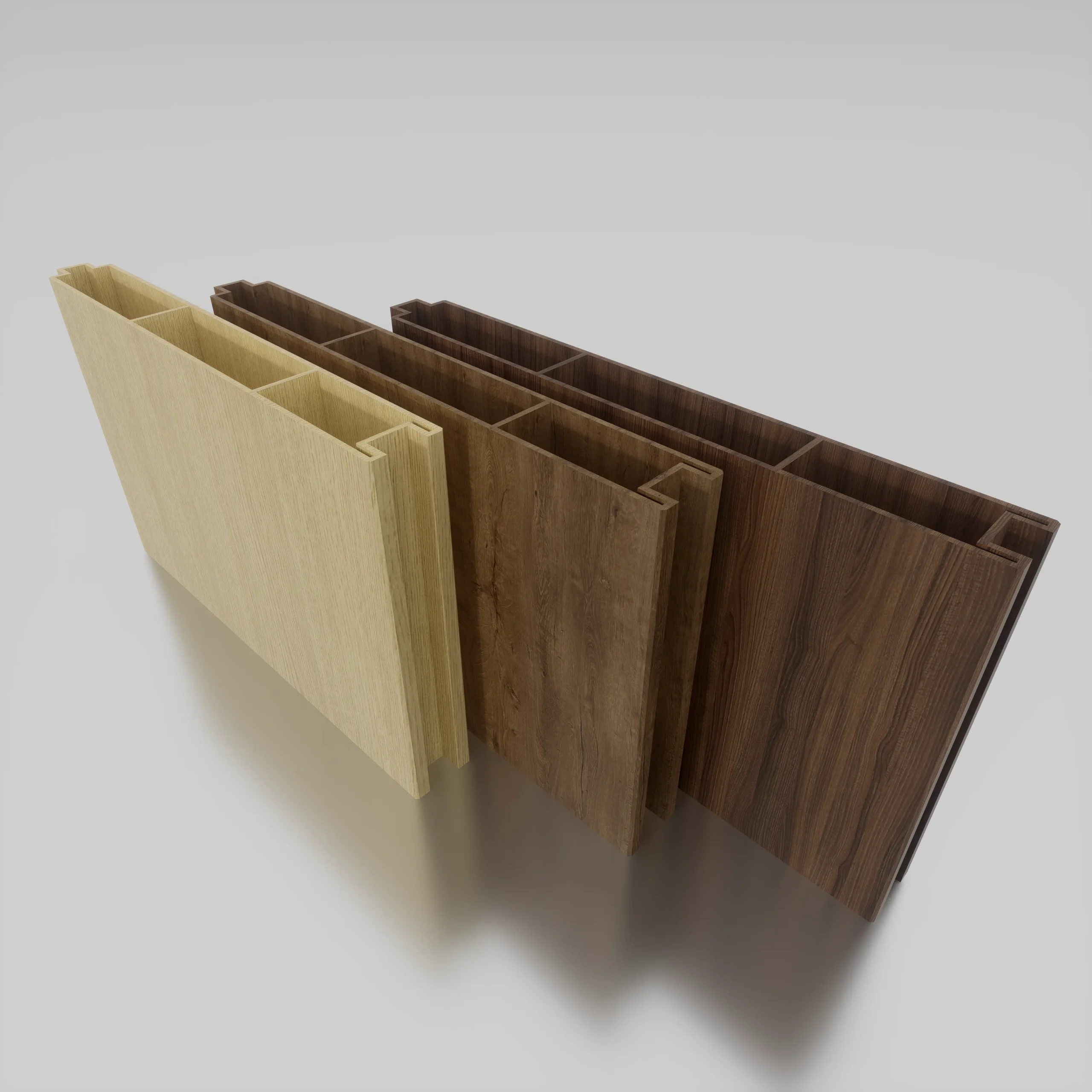 ALU-60 woodgrain slat profile