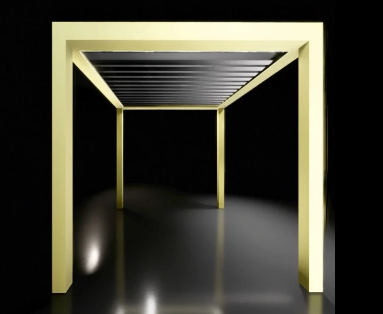 Powder coated aluminum patio system preview