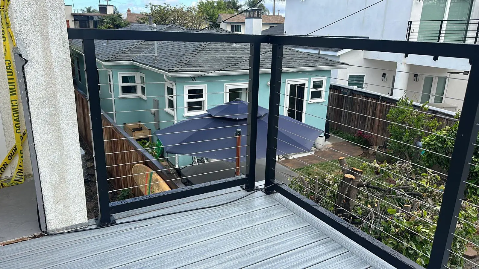 Cable railing installation