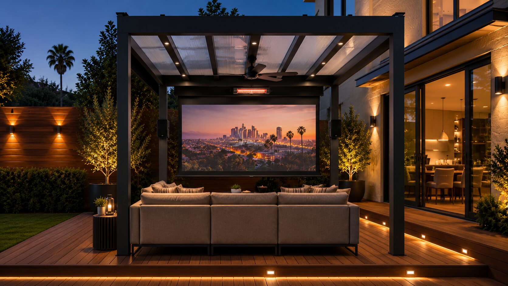 Aluminum beam roof patio cover kit