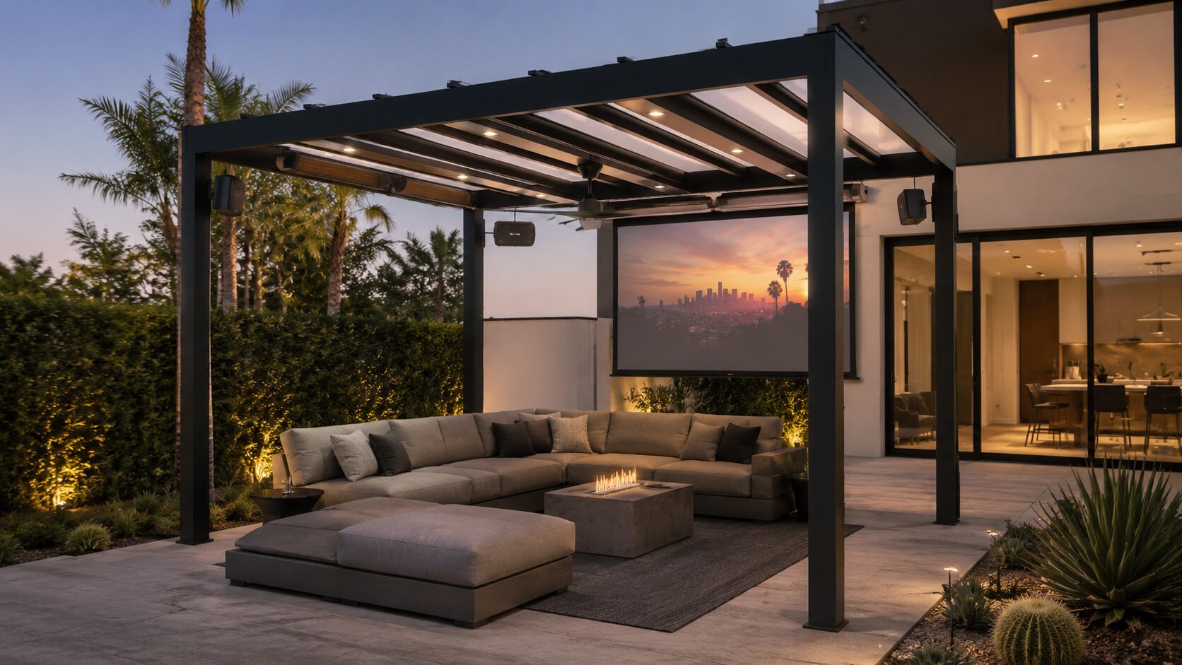 12 x 16 ft. aluminum beam pergola package