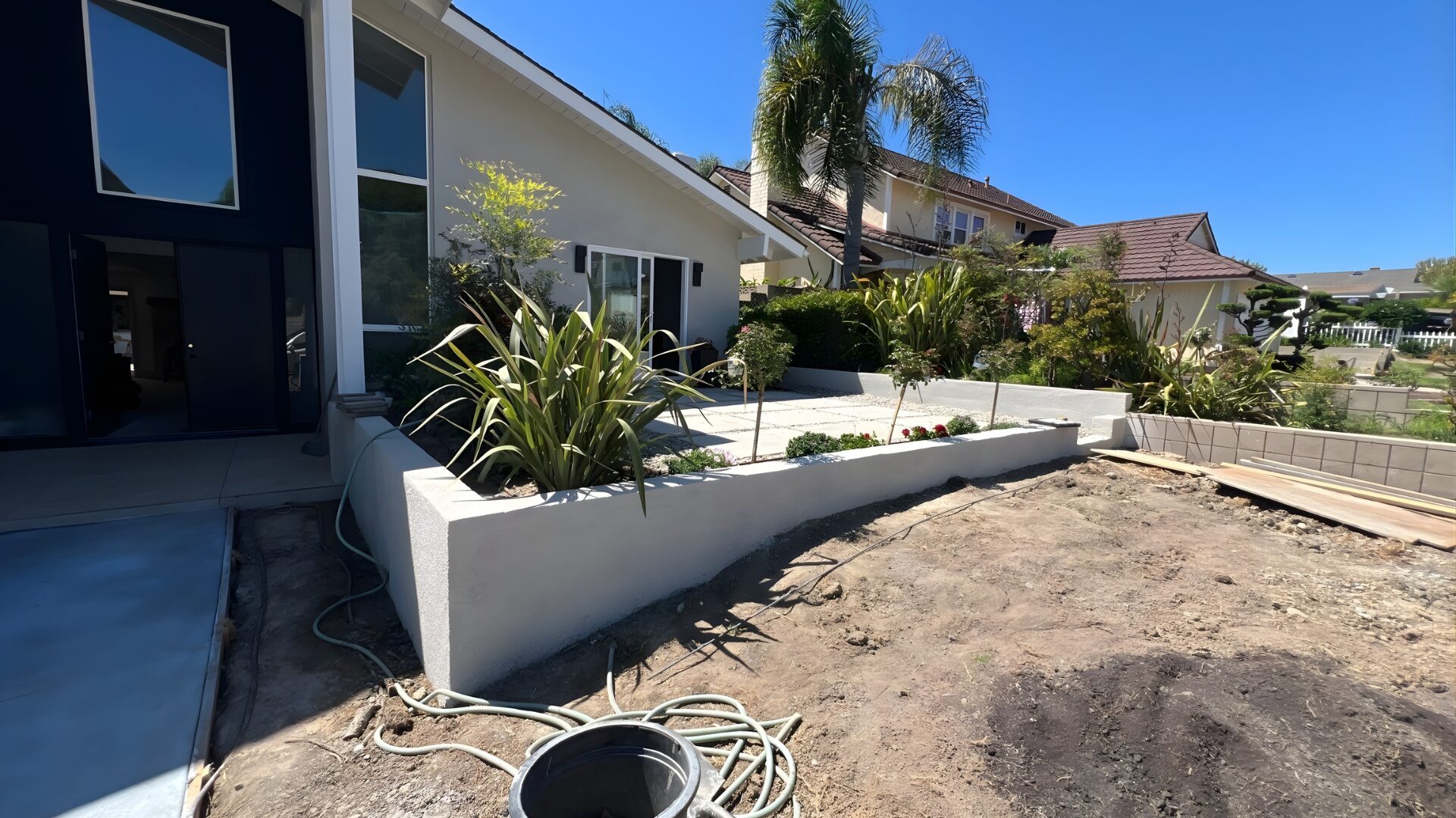 Before commercial outdoor area
