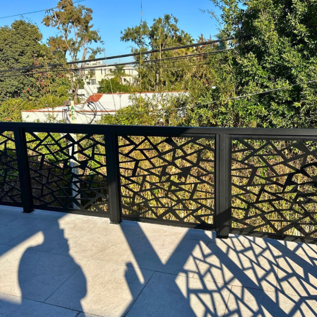 Custom aluminum railing