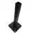 2 Aluminum Cap (1) | Steel Base plate for 2.75 post PC Black | Aluglobusfence.com