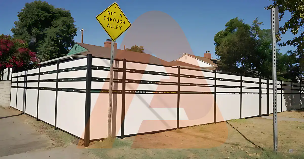 White Vinyl Fence Panels in Scottsdale