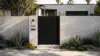 Alu 60 T&G DIY Pedestrian Gate 4x6 ft Black (Horizontal)